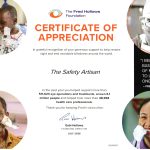 A Certificate of Appreciation the Fred Hollows Foundation